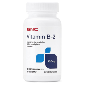 지엔씨 GNC 비타민 B2 100mg 100정 Vitamin B-2, 1개