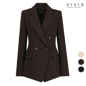 VIVID 여성 린스 더블 겨울 정장 자켓