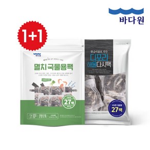 바다원 [바다원] 제주무 멸치 국물용팩 405g+디포리 해물다시팩 405g, 없음, 상세 설명 참조, 405g