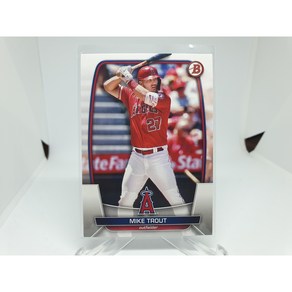 마이크 트라웃 Mike Tout 2023 Topps Bowman 야구카드 MLB카드 LA 에인절스, 1개