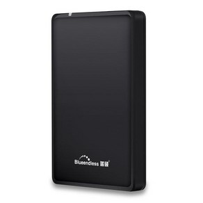 Blueendless 데스크탑 노트북 PC 하드 드라이브용 휴대용 외장 드라이브 울트라 슬림 HDD USB 3.0 2.5 인치 500GB, 없음, 6) Black - 120GB