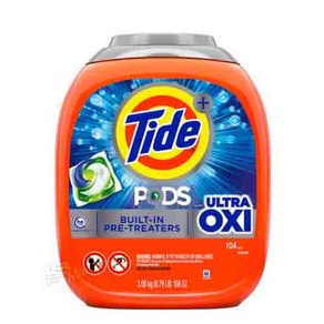 타이드 울트라옥시 팟 세탁세제 104개 TIDE PODS WITH