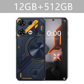 GT10 프로 스마트폰 듀얼 SIM 휴대폰 안드로이드 언락 5G 7.3 인치 HD 16G + 1TB 7000mAh, 03 Black 12GB 512GB, 한개옵션1