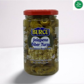 터키 부르쿠 슬라이스드 할라피뇨. Tukish Bucu Pickled Jalapeno Peppe, 1개, 300g