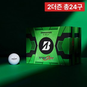 [2더즌 총24구] 브리지스톤 NEW 트레오 소프트 2.0 골프공, 2세트, 12개입, 화이트