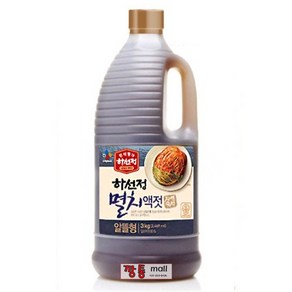 하선정 멸치액젓3kg 김치 겉절이 각종요리 업소용 멸치액젓