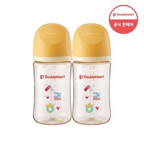 더블하트 모유실감 3세대 트윈팩 PPSU 한글 240ml, 2개