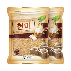 현대농산 국산 현미 10kg (5kgx2봉), 5kg, 2개