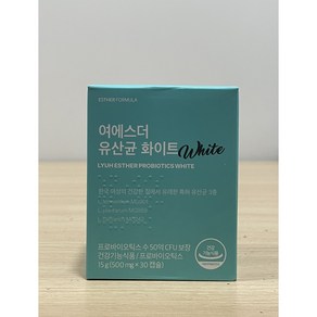 여에스더 질유래 유산균 화이트 + 쇼핑백, 30정, 3개