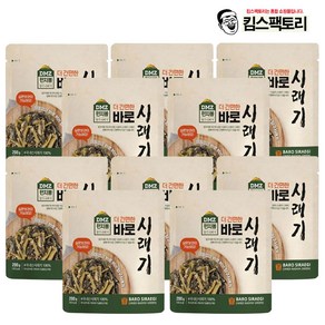 바로먹는 삶은 양구시래기 시래기나물 된장찌개 시래기밥, 10개, 200g