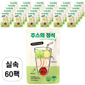 주스의정석 양배추사과즙, 100ml, 60개