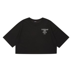 [소이] NC인천점 #23년 여름신상# 6.5부 레터링 쿨 분또 크롭 티셔츠