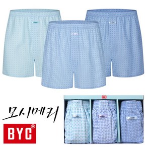 애나스 [BYC] ECF3035 모시메리박서 남성트렁크팬티 3매입 / 빅사이즈95~120호