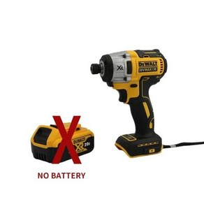 DEWALT DCF887 무선 임팩트 드라이버 브러시리스 모터 전기 드릴 1/4 205NM 높은 토크 전동 공구 20V 리튬, 01 No Battey, 1개