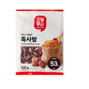 오늘좋은 흑사탕 (500G), 4개, 500g