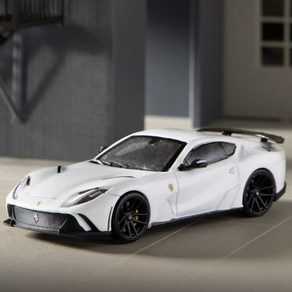 Stance Huntes 1:64 페라리 노비텍 812 F12 TDF N-Lago 화이트 (엔진룸 오픈), 1개