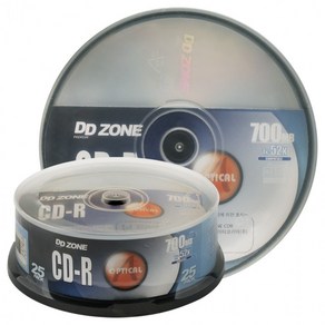 (1+1+1)3개세트DDZONE 공CD CD-R 700MB 52X 25P CD CDR공시디