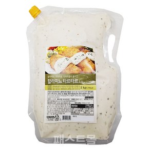 대상 쉐프원 할라피뇨 타르타르 소스, 1개, 2kg