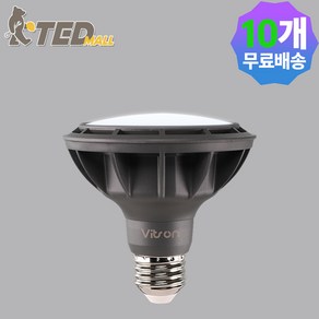 비츠온 PAR30 LED 15W 확산형, 주광색, 10개