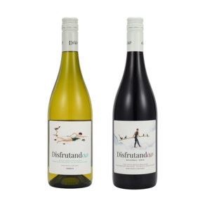 무알콜와인 논알콜 무알콜 샴페인 디스프루딴도 화이트 레드 2종 세트, 750ml