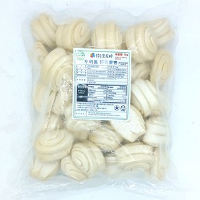 우리밀 통밀 꽃빵 1kg, 1개