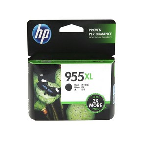 HP NO.955XL 정품잉크 L0S72AA, 검정, 1개