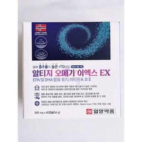 일양약품 알티지오메가EX 120캡슐 (4개월), 2개, 60정