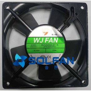 솔팬 WJ12025A2LBT-18 AC220V 냉각팬 / WJ팬 / 120MM x 25MM 사이즈 / 중국제 / 1800RPM, 1개