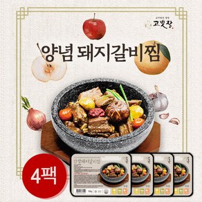 고빚장 간장돼지갈비찜 900g, 4개