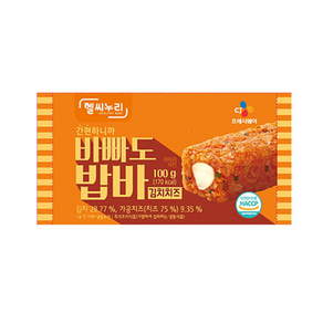 헬씨누리 바빠도 밥바 김치치즈 (100g 10개입), 100g, 10개