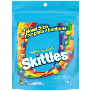 Skittles Topical Mega Pack 320gm/11.28oz 스키틀즈 트로피컬 메가 팩 320gm/11.28oz, 1개, 320ml