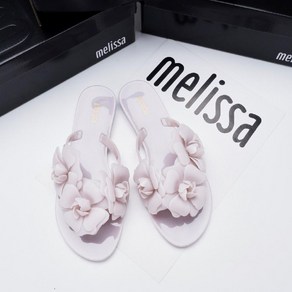 Melissa 클래식 쪼리슬리퍼 까멜리아 미끄럼방지 플립 슬리퍼 휴양지슬리퍼