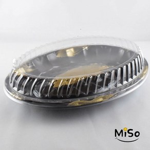 일회용 회포장용기 SS-380 붓터치 PSP트레이 200세트(뚜껑포함), 200개