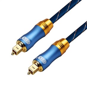 준케이블 오디오광케이블 옵티컬 TOSLINK OPTICAL SPDIF 케이블 고급형, 블루, 3m