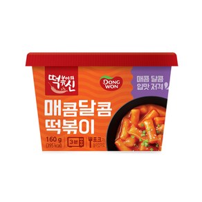 동원 떡볶이의신 매콤달콤 컵떡볶이, 160g, 10개