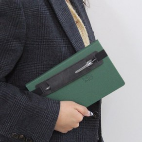 블랙 펜홀더 다이어리 북밴드