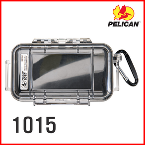 PELICAN 펠리칸 마이크로케이스 1015 (색상 선택), 클리어블랙, 1개