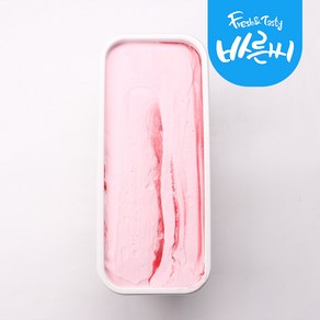 라벨리 아이스크림 대용량 4리터 4L 프리미엄 딸기(스트로베리) 아이스크림숲, 1개