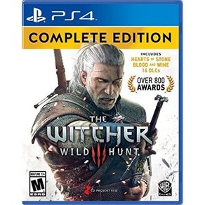 더 위쳐 3 와일드 헌트 Complete Edition PS4