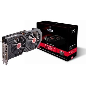 XFX 라데온 RX 580 GTS XXX 에디션 1386MHz OC 8GB GDDR5 VR 준비 듀얼 바이오스 3xDP HDMI DVI AMD 그래픽 카드RX-580P8DFD6