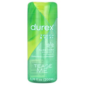 Duex 터치 앤 플레이 개인 윤활제 알로에베라 200ml(6.76fl oz), 1개, 200ml