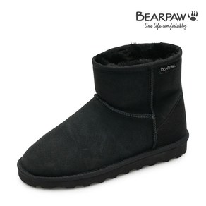 백화점정품 베어파우 방한화 (BEARPAW) 여성 양가죽 ALYSSA DOUBLE FACE 블랙 (K2136001QDW) 발편한 양털 부츠