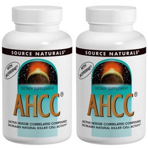 소스내츄럴스 AHCC 바이오페린 500mg 캡슐, 60정, 2개