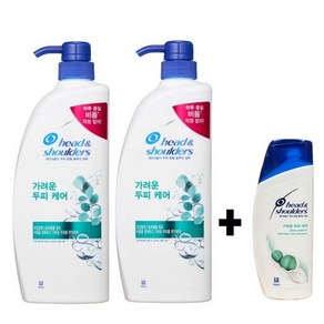 헤드앤숄더 가려운 두피케어 샴푸 세트 850ml 2p + 80ml, 1세트