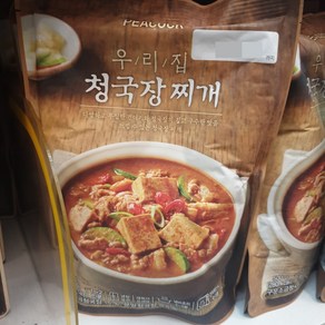 피코크 우리집 청국장 500g 냉장, 4개