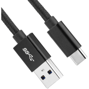 속도빠른 안드로이드오토 케이블 C타입 고속 충전 데이터 케이블 USB3.2 Gen2 A TO C, 블랙10Gbps, 50cm, 1개