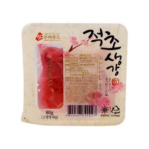 주비푸드 적초생강 80g, 1개