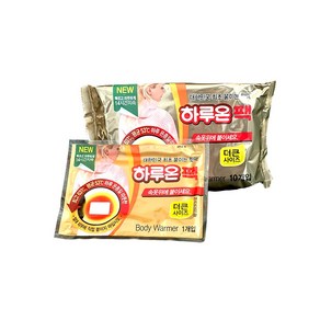 하루온팩 붙이는 핫팩 대용량 (30매입) 더큰사이즈 캠핑 핫팻 핫펙 24년 제조 KC인증제품