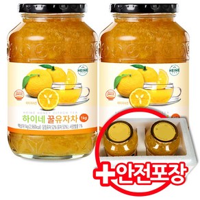 하이네 꿀유자차 1kg, 2개, 1개입