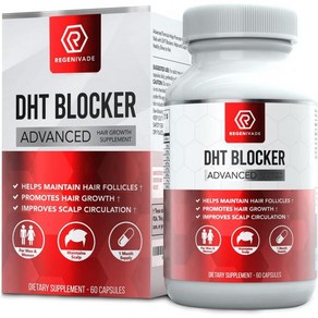 Regenivade DHT Blocker Advanced Hair 60캡슐 Made in USA Men Women 모발 손톱 지지